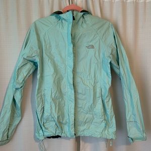 MINT NORTHFACE RAIN JACKET ✅
